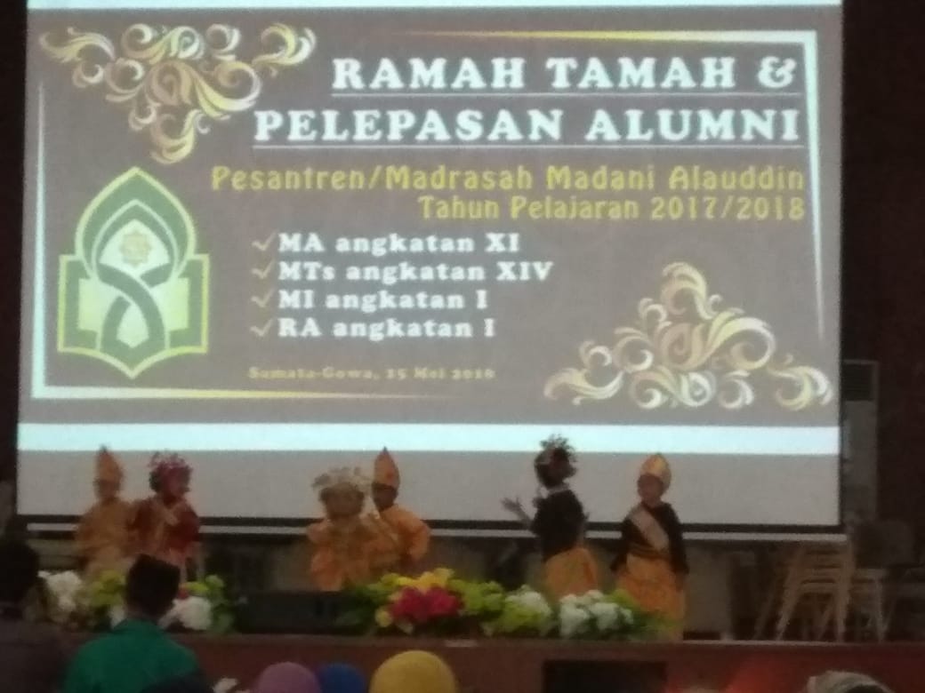 Gambar Pesantren/Madrasah Madani Alauddin Gelar Ramah Tamah dan Pelepasan Santri